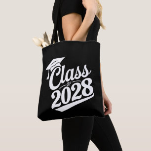 Bolso De Tela Clase de 2028 Graduado Orgulloso Graduación