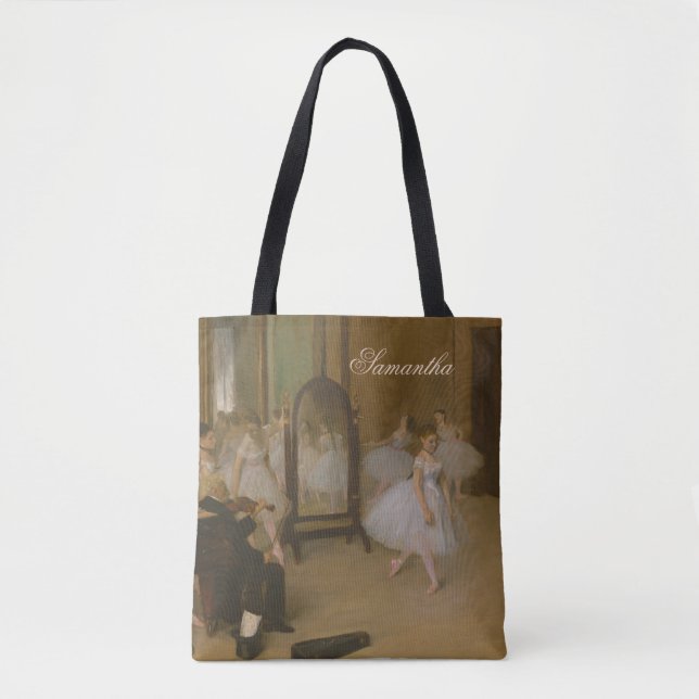Bolso De Tela Clase de ballet | Edgar Degas | Bailarina (Anverso)