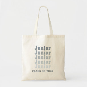 Bolso De Tela Clase Junior Azul