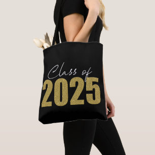 Bolso De Tela Clase Purpurina de oro de 2025