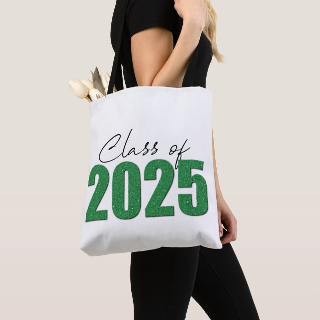 Bolso De Tela Clase Purpurina verde de 2025 (Detalle)