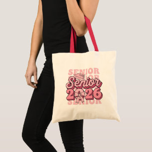 Bolso De Tela Clase superior 2026 Promoción 2026 Lazo rosa Coque