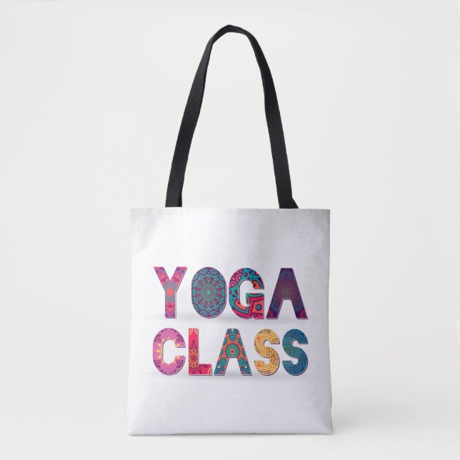 Bolso De Tela Clase Yoga (Anverso)