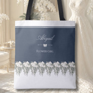 Bolso de tela clásica para niña de las flores en a
