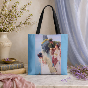 Bolso De Tela Clásico Alma-Tadema Estética Vintage Romántica