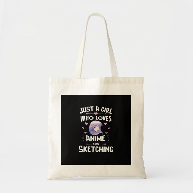 Bolso De Tela Clásico de Peekabo Anime (Frente)
