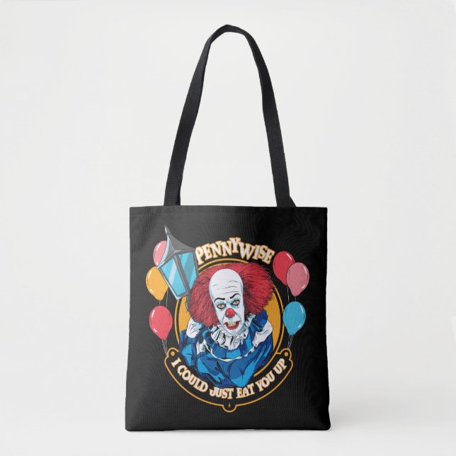 Bolso De Tela Clásico De Pennywise - Podría Comerte. (Anverso)