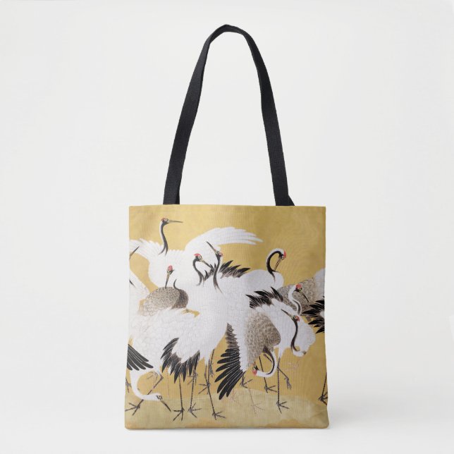 Bolso De Tela Clásico rico en aves de rebaño japonés (Anverso)