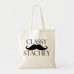 Bolso De Tela Clásico Stache Mustache