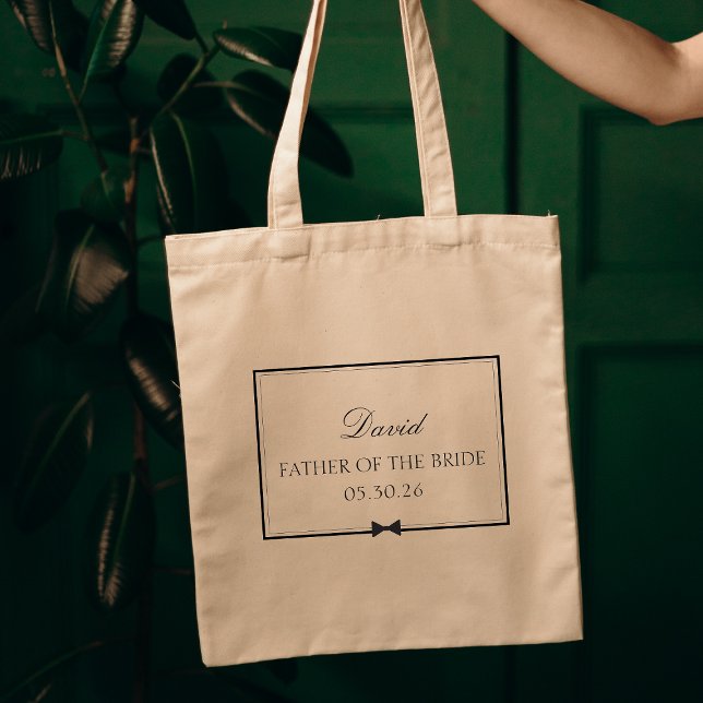 Bolso De Tela Clásico y personalizado padre de la novia (Subido por el creador)