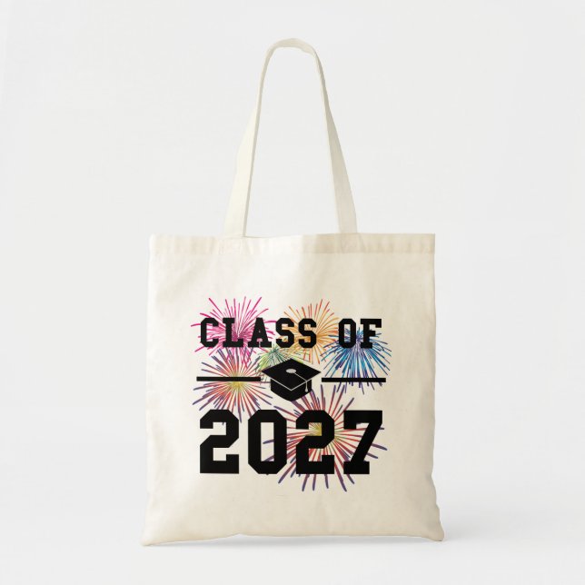 Bolso De Tela Class Of 2027 Senior Year (Frente)