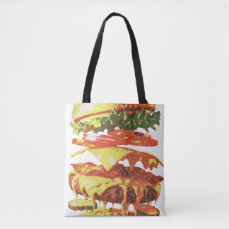 Bolso De Tela Classic Bite Since Forever – Vintage Burger Drip