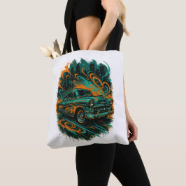 Bolso De Tela Classic Car Graffiti Tote Bag