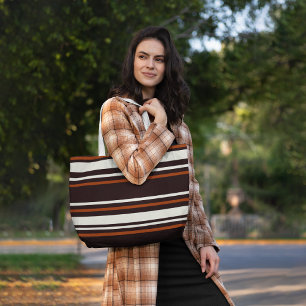 Bolso De Tela Classic Coffee Brown
