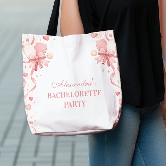 Bolso De Tela Classic Pickleball Garden Bachelorette Party (Subido por el creador)