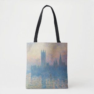 Bolso De Tela Claude Monet - Casas del Parlamento