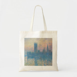 Bolso De Tela Claude Monet Casas del Parlamento Puesta de sol