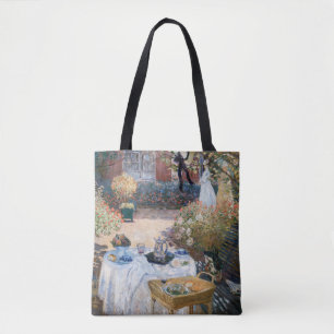Bolso De Tela Claude Monet - El almuerzo, el panel decorativo