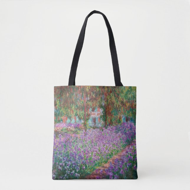 Bolso De Tela Claude Monet - El jardín del artista en Giverny (Anverso)