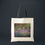Bolso De Tela Claude Monet - El jardín del artista en Giverny<br><div class="desc">El jardín del artista en Giverny / Le Jardin de l'artiste a Giverny - Claude Monet,  1900</div>