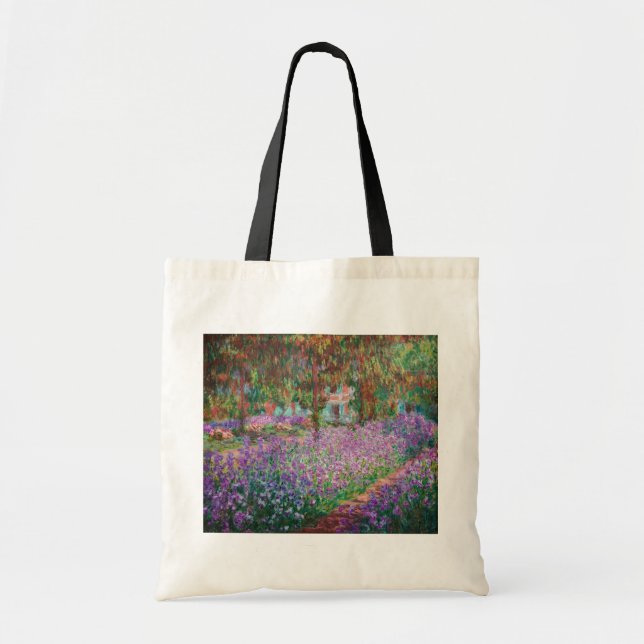 Bolso De Tela Claude Monet - El jardín del artista en Giverny (Frente)