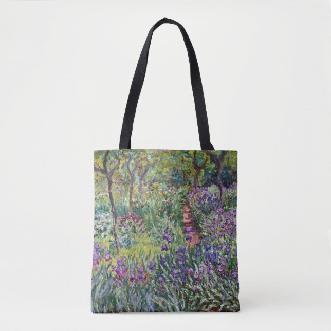 Bolso De Tela Claude Monet - El jardín del artista en Giverny (Anverso)