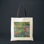 Bolso De Tela Claude Monet - El jardín del Iris en Giverny<br><div class="desc">El Jardín Iris de Giverny / El Jardín del Artista en Giverny - Claude Monet,  1899-1900</div>
