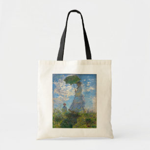 Bolso De Tela Claude Monet - El paseo, mujer con sombrilla