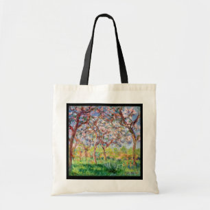 Bolso De Tela Claude Monet el   Printemps un Giverny