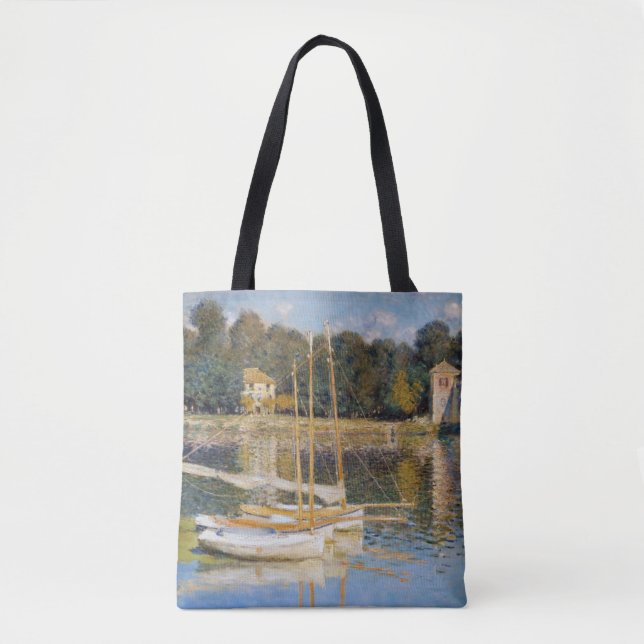 Bolso De Tela Claude Monet - El puente argentino (Anverso)