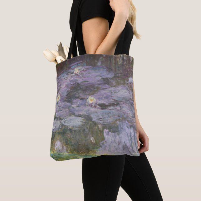 Bolso De Tela Claude Monet el | Waterlilies (Detalle)