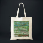 Bolso De Tela Claude Monet Impresionismo<br><div class="desc">Claude Monet "Footbridge japonés" bolsa de té. El arte impresionista de la naturaleza verde.</div>