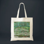Bolso De Tela Claude Monet Impresionismo<br><div class="desc">Claude Monet "Footbridge japonés" bolsa de té. El arte impresionista de la naturaleza verde.</div>