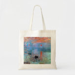 Bolso De Tela Claude Monet Impression Sunrise<br><div class="desc">Impresión Sunrise pintada por Claude Monet en 1872.</div>