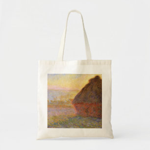 Bolso De Tela Claude Monet Impressionist Painting Graystaks I