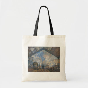 Bolso De Tela Claude Monet - La Estación de Saint-Lazare