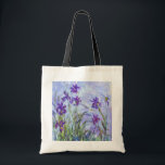 Bolso De Tela Claude Monet - Lilac Irises / Iris Mauves<br><div class="desc">Lilac Irises / Iris Mauves - Claude Monet,  1914-1917</div>