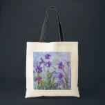 Bolso De Tela Claude Monet - Lilac Irises / Iris Mauves<br><div class="desc">Lilac Irises / Iris Mauves - Claude Monet,  1914-1917</div>
