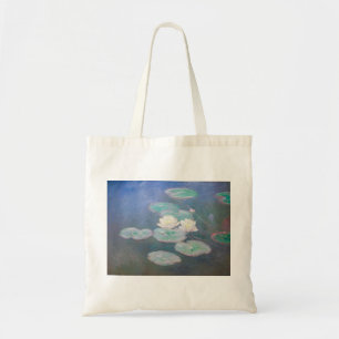 Bolso De Tela Claude Monet - Lilies de agua, efecto nocturno