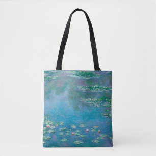 Bolso De Tela Claude Monet. Lilies de agua. Impresionismo francé