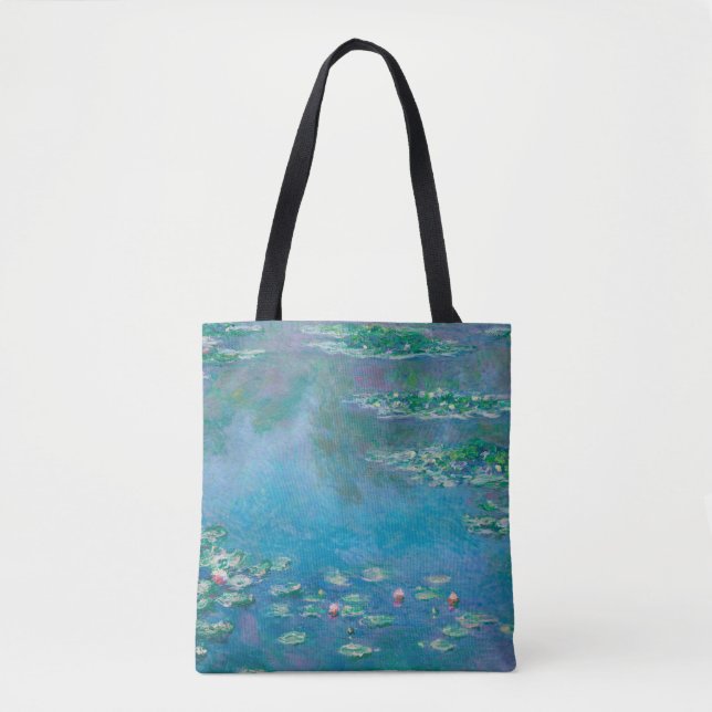 Bolso De Tela Claude Monet. Lilies de agua. Impresionismo francé (Anverso)