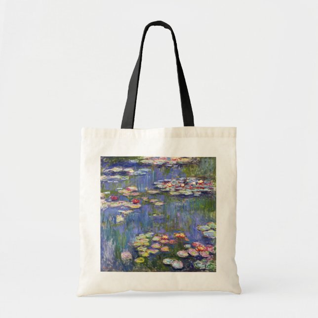 Bolso De Tela Claude Monet - Lilies de agua / Nympheas (Frente)