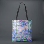 Bolso De Tela Claude Monet - Lilies de agua / Nympheas 1919<br><div class="desc">Lilies de agua / Nympheas (W.1852) - Claude Monet,  Petróleo en lienzo,  1916-1919</div>