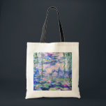 Bolso De Tela Claude Monet - Lilies de agua / Nympheas 1919<br><div class="desc">Lilies de agua / Nympheas (W.1852) - Claude Monet,  Petróleo en lienzo,  1916-1919</div>