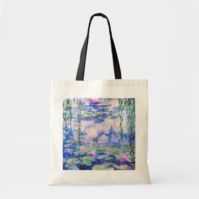 Bolso De Tela Claude Monet - Lilies de agua / Nympheas 1919 (Frente)