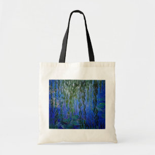 Bolso De Tela Claude Monet - Lilis de agua con sauce lloroso