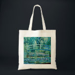 Bolso De Tela Claude Monet - Lilis De Agua Y Puente Japonés<br><div class="desc">Claude Monet - Lilies De Agua Y Puente Japonés (1899)</div>