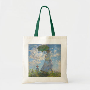 Bolso De Tela Claude Monet  Mujer con sombrilla