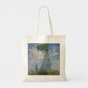 Bolso De Tela Claude Monet Mujer con un Parasol Arte Fino
