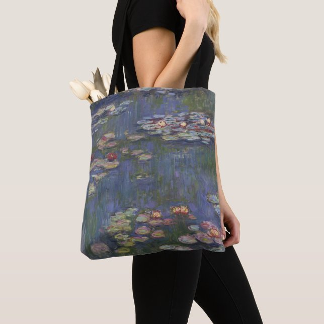 Bolso De Tela Claude Monet Nenúfares (Detalle)